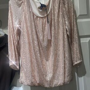 Sparkling Pink Sequin Top